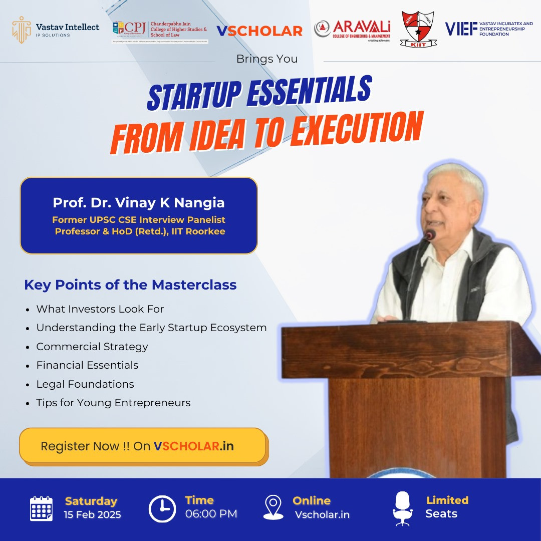 Startup Essentials : From Idea to Execution