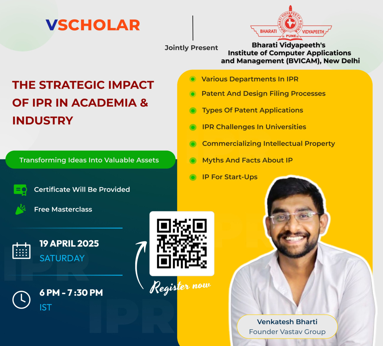 The Strategic Impact of IPR in Academia & Industry